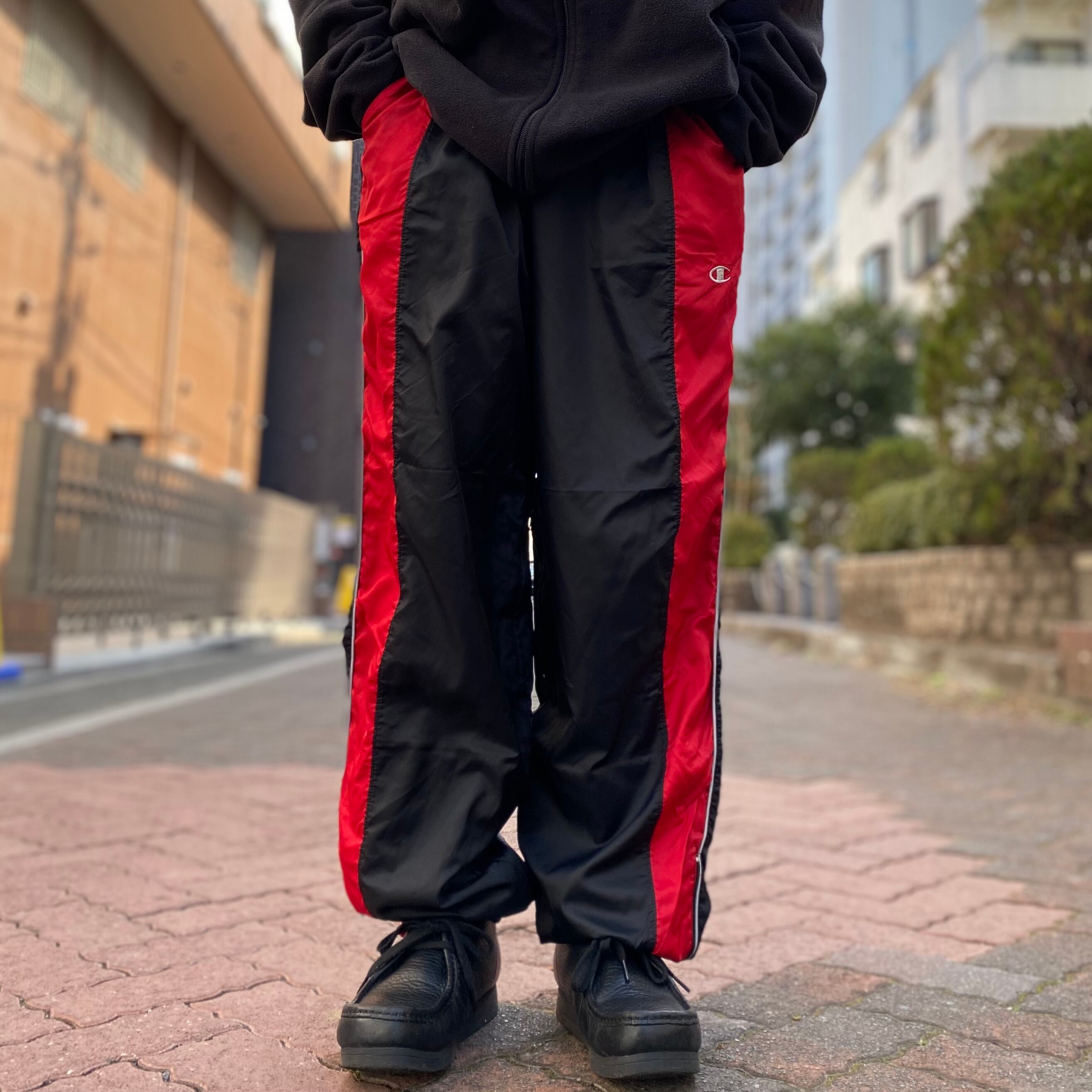 size : L 【 Champion 】チャンピオン ナイロンパンツ トラックパンツ ...