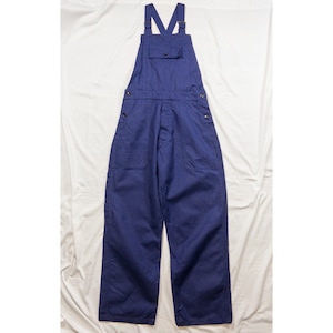 【1960s,DS】"French Army" Blue Cotton Twill Mechanic Overall, Deadstock!!