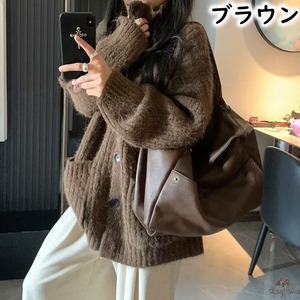 リブニットカーディガン M 4col 250473