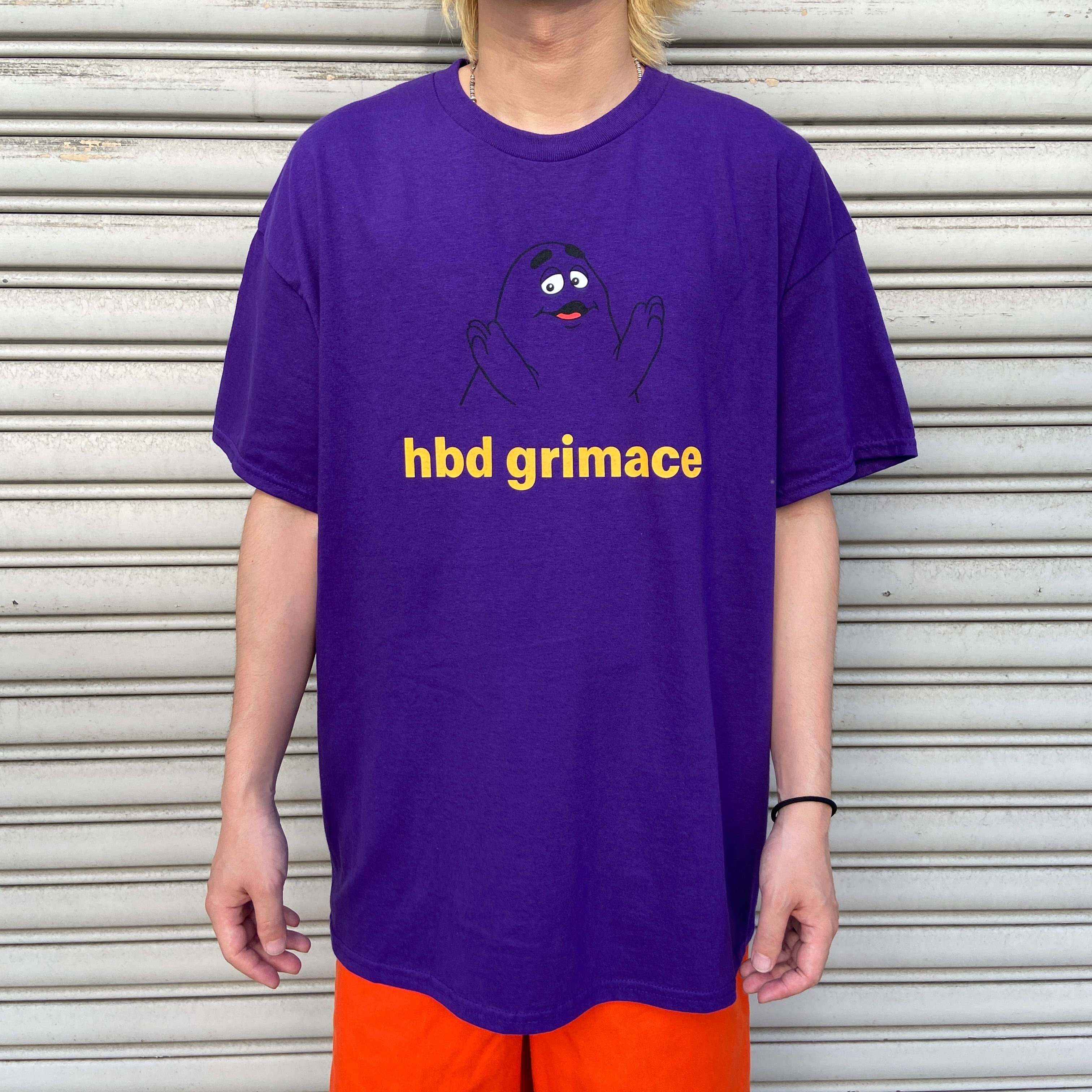 グリマス キャラクターTシャツ マクドナルド パープル L プリントT