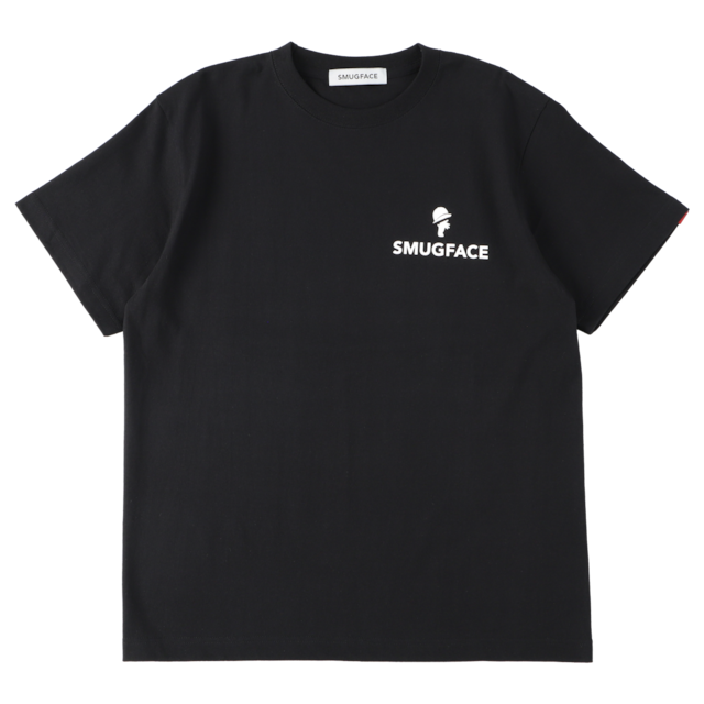 SMUGFACE / ロゴ  Tシャツ  BLACK   (SFT-002)