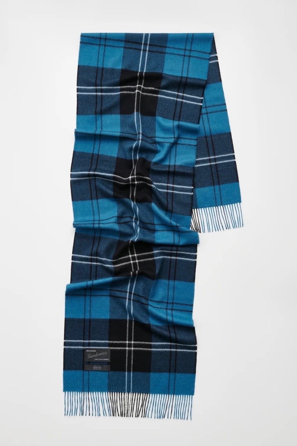 MAGNIBERG【Queen Scarf 765 -Chamonix blue tartan-】