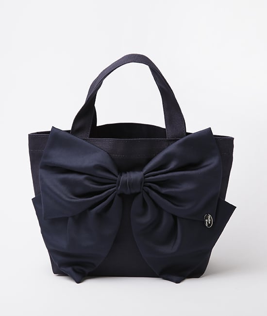 CLOSE SALE★bg0228-キャンバストートS《サテンベルリボン》