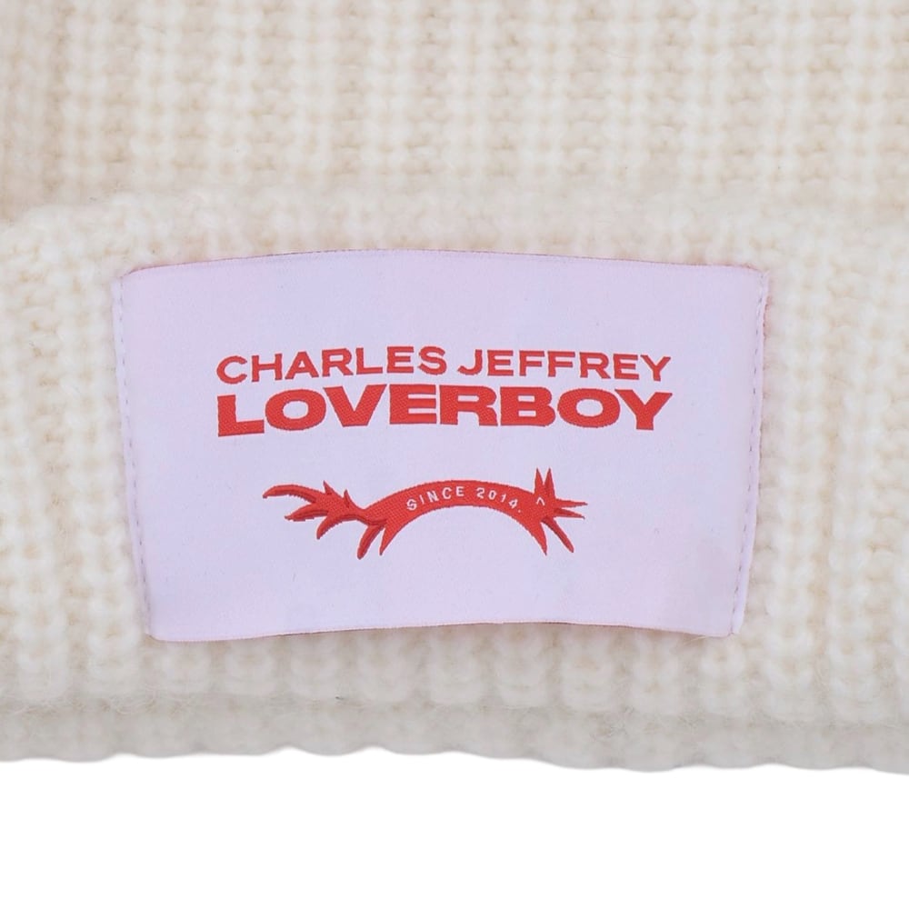 CHARLES JEFFREY LOVERBOY】ARTISANAL SUPERSIZED RABBIT BEANIE | AYIN