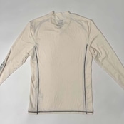 Dance With Dragon ダンスウィズドラゴン Vネック ストレッチ 長袖Tシャツ カットソー 2 /ホワイト/ゴルフ