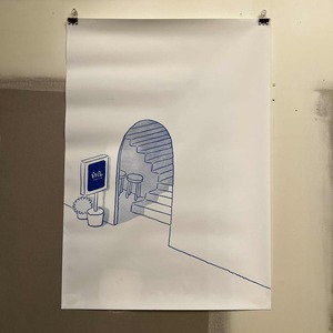 かしわ|バー・白夜 ポスター