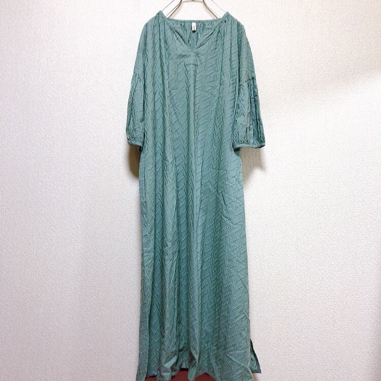 【PORINA】ワンピース クーシー ブルー(ミントグリーン)