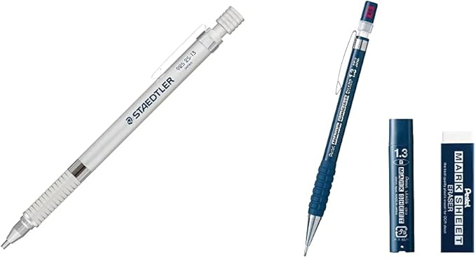 シャープペンシル「ステッドラーセット」　消しゴム付き　別売り可 セット買い】ステッドラー シャーペン 1.3mm 製図用シャープペン