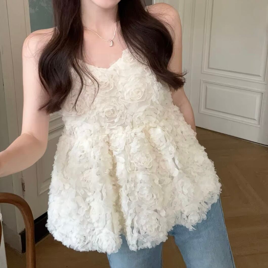 ロマンチックフラワーキャミソール