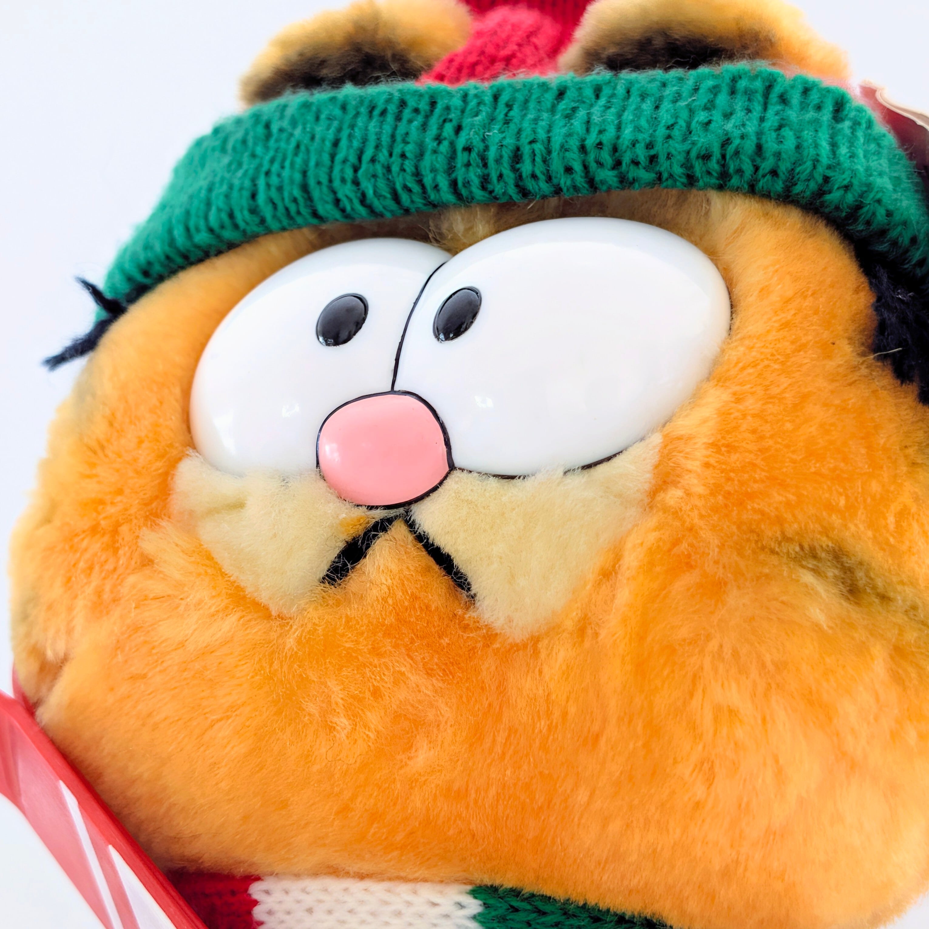 ☆ VINTAGE 1980年代初期 ☆【 Garfield ( ガーフィールド ) 】『 Garfield Skier スキーヤー 』ぬいぐるみ プラッシュ plush 1980年代年製 〚アメリカン雑貨 アメトイ〛