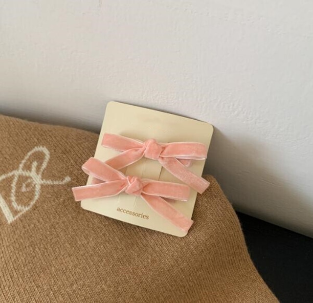 即納ベロアリボンクリップ一部取り寄せ