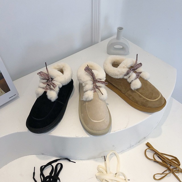 ブーツウィンター半袖スリーブ ショート ハーフスリーブ 靴 シューズ 冬物 ラウンドトー フェイクシューズ97985893393