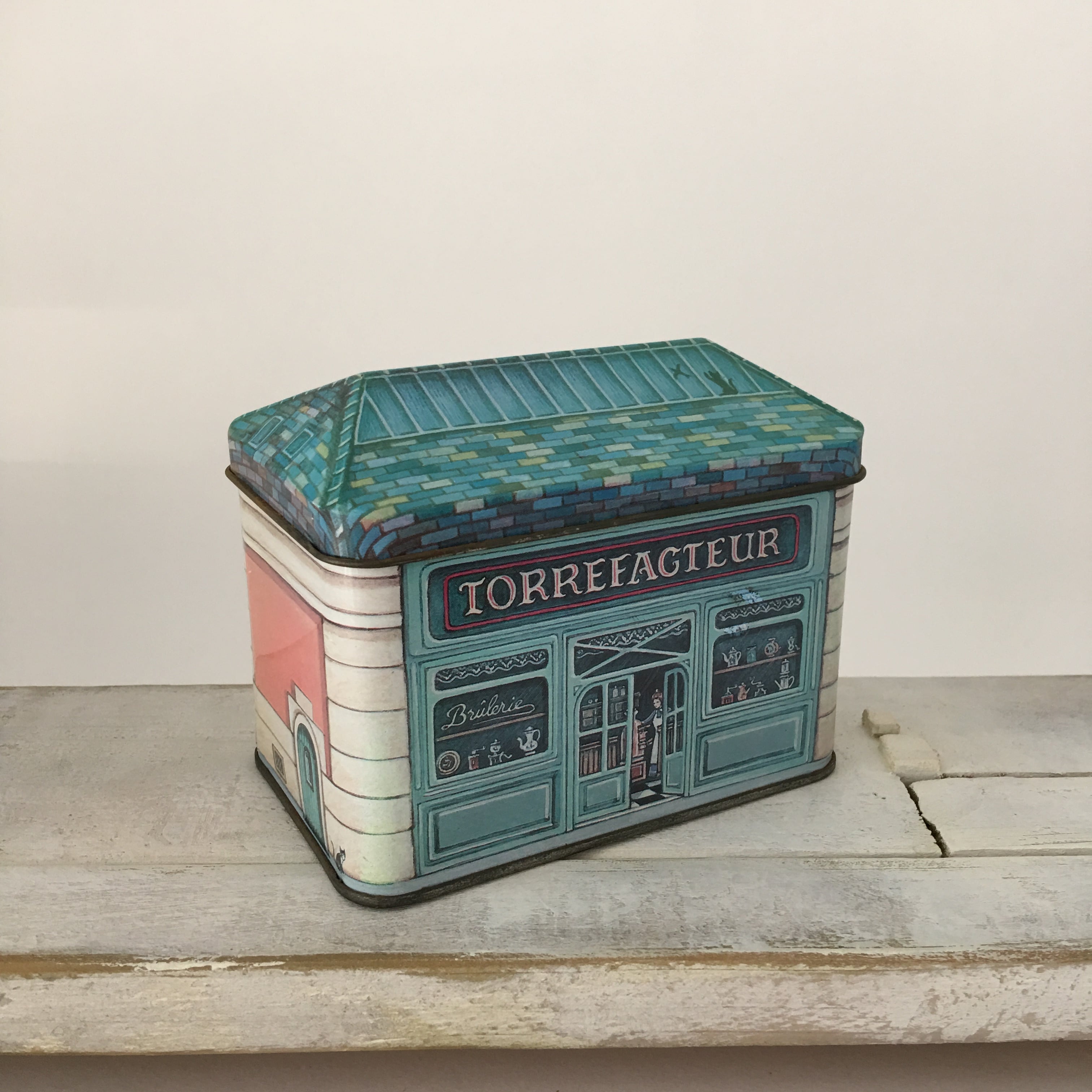 アンティーク 缶 自家焙煎コーヒー屋さん フランス アンティーク