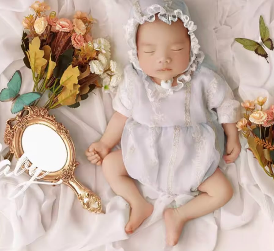 Mabli 小人ロンパース 2Y ボンネット付き カテゴリー 【公式通販】