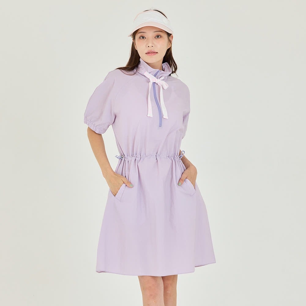 ドローコード ハーフジップワンピース (3colos) | Festa Golf