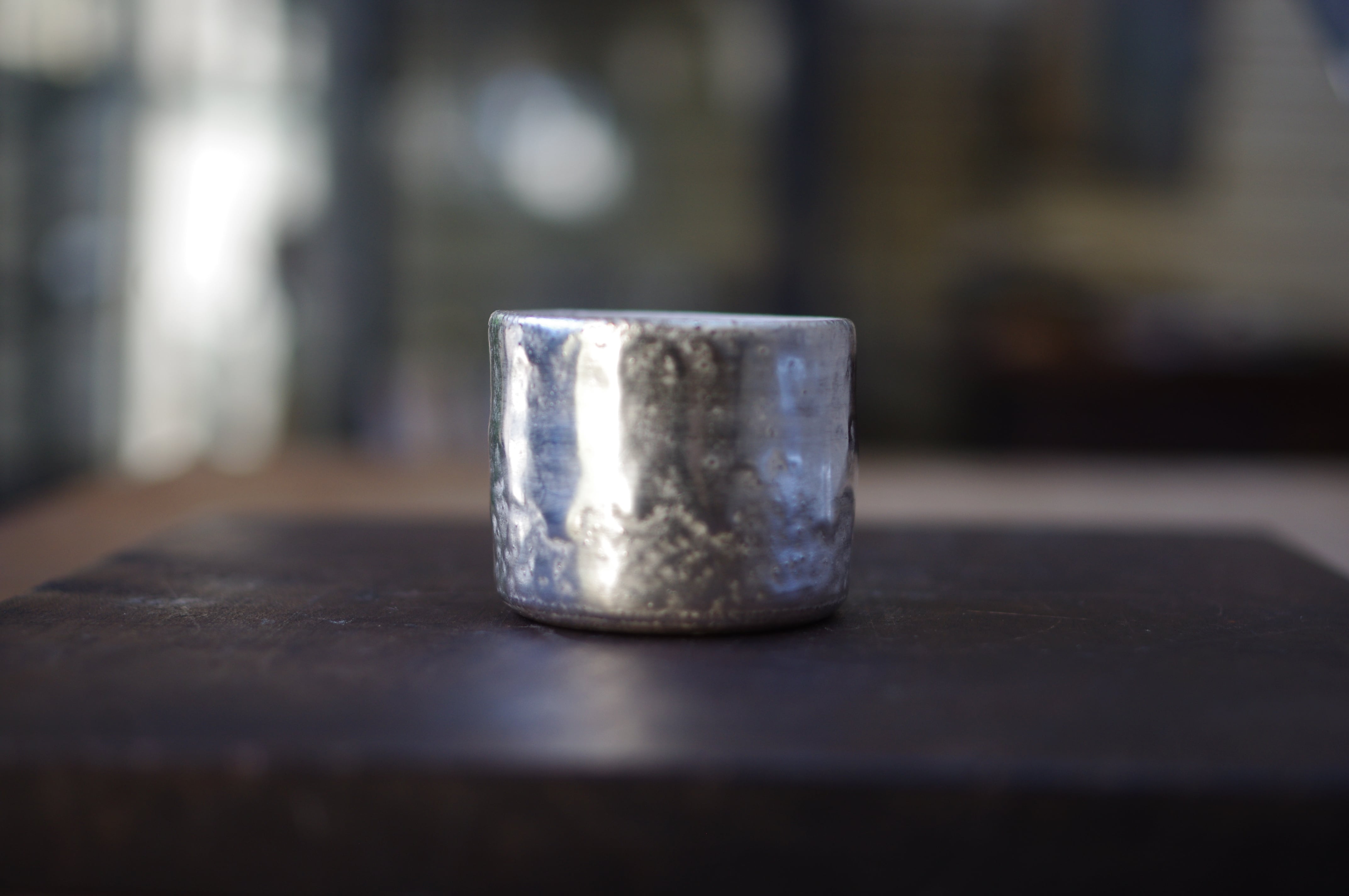 茶杯① ビードロ×シルバー 谷井直人 | 茶屋すずわ