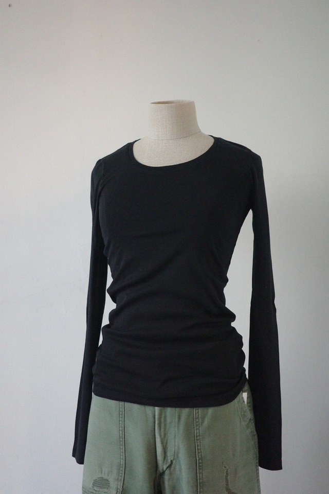 Schiesser Revival シーサーリバイバル / BERTA CREW-NECK 1/1 (WHITE/BLACK)