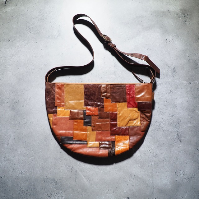 ” 再構築 ” Rebuilding custom leather shoulder Bag