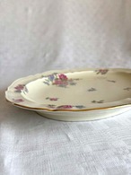 リモージュ 花柄 （バラ柄） オーバルプレート コンポティエ風 12TWbc5