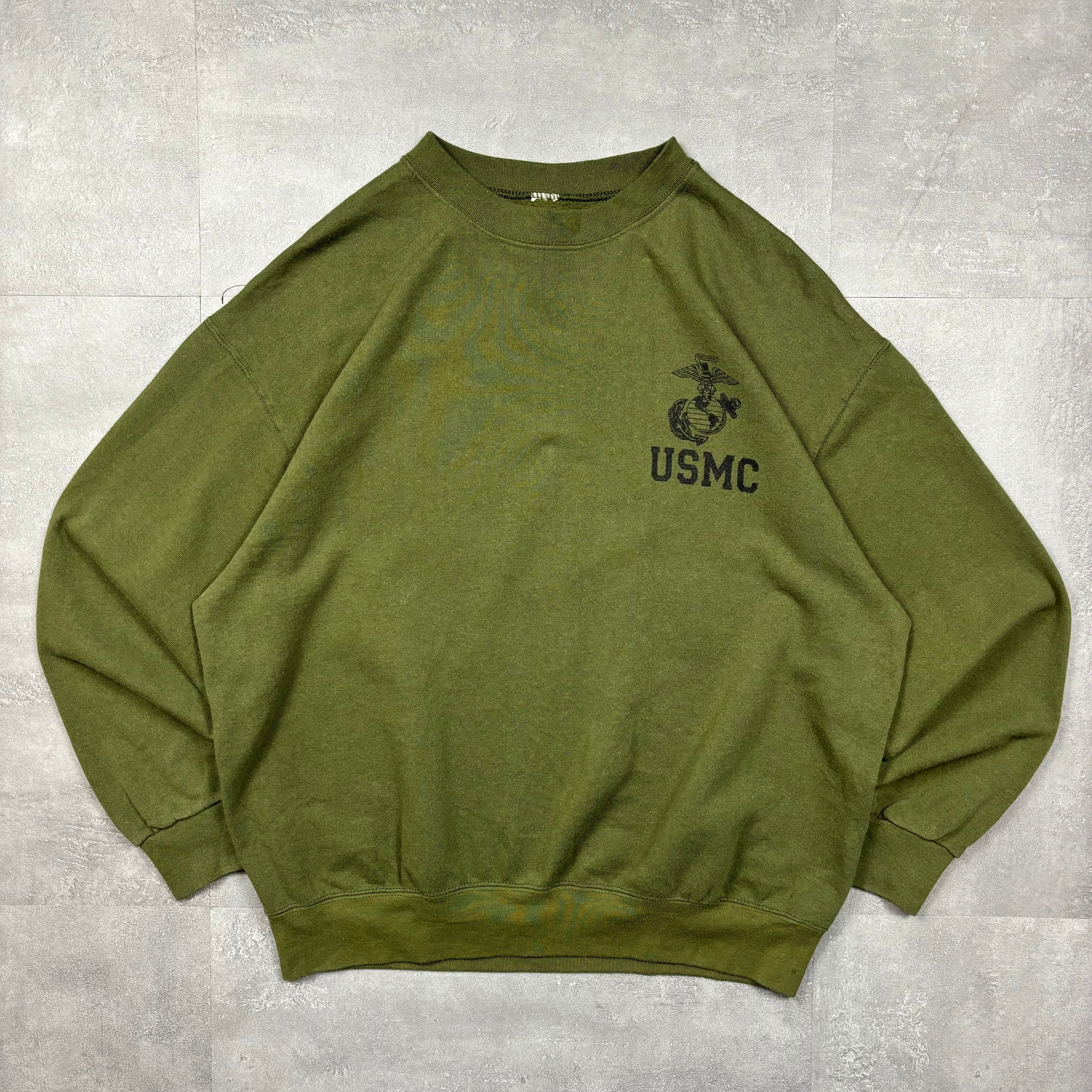 《M》USMC アメリカ海兵隊 プリント スウェット No.4208