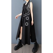 ニッチデザイン  ロングジャケットドレス  30088