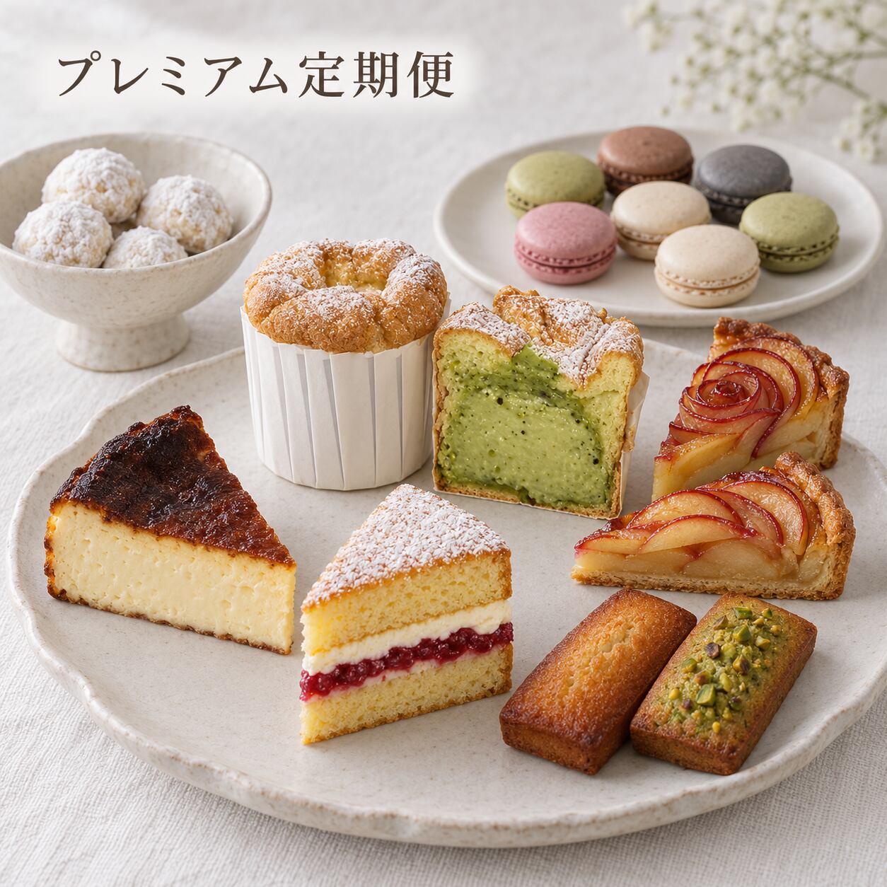 プレミアムお菓子の定期便