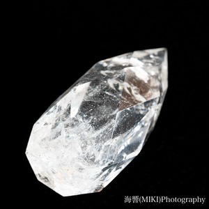 【海響(MIKI)セレクト レムリアンクォーツ 多面カット #15 六芒星】クリスタルエネルギークリアリング&チャージ付き 浄化、保護、ヒーリング、瞑想に！ 送料無料