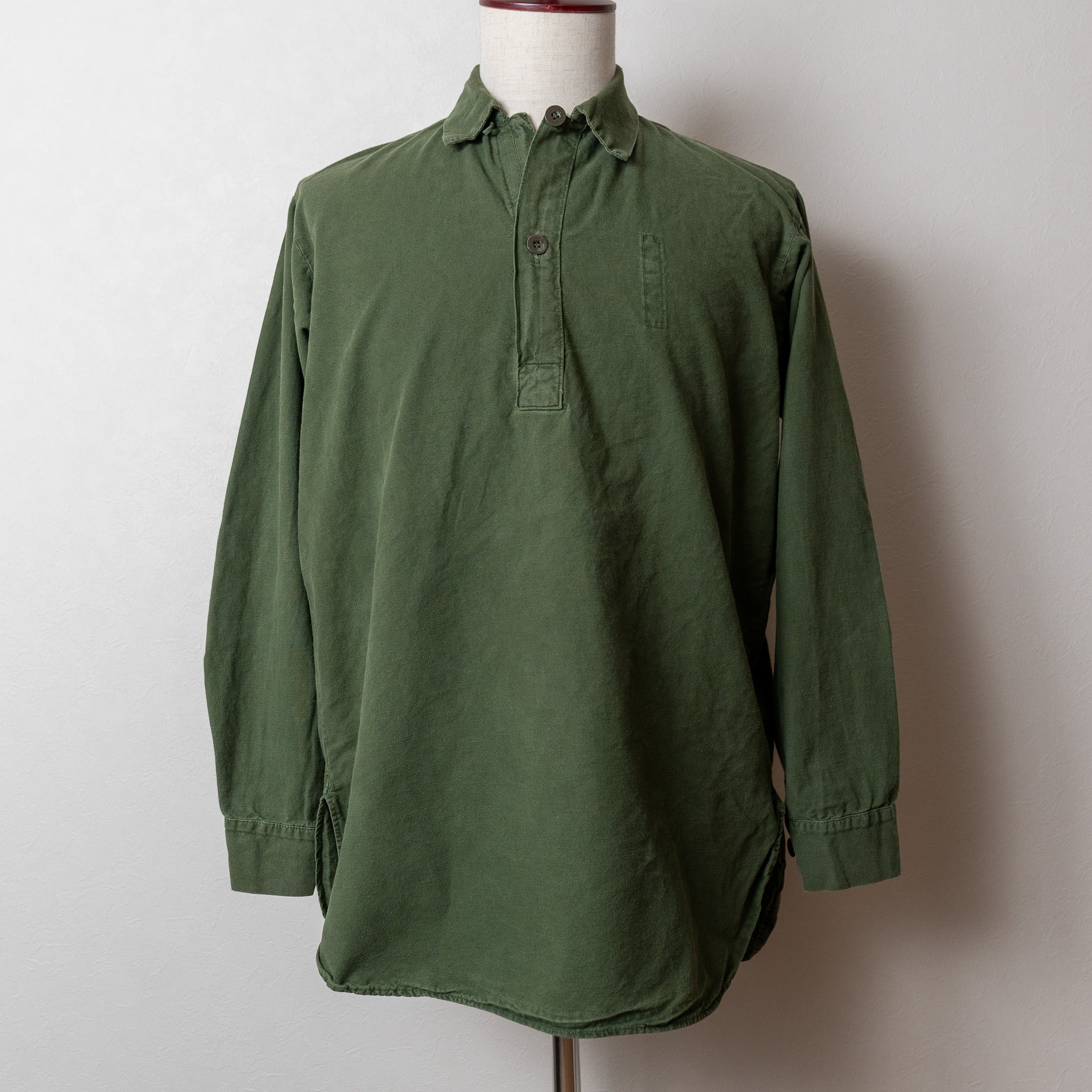 USED】Swedish Army M-55 Pullover Shirts スウェーデン軍 実物 M55