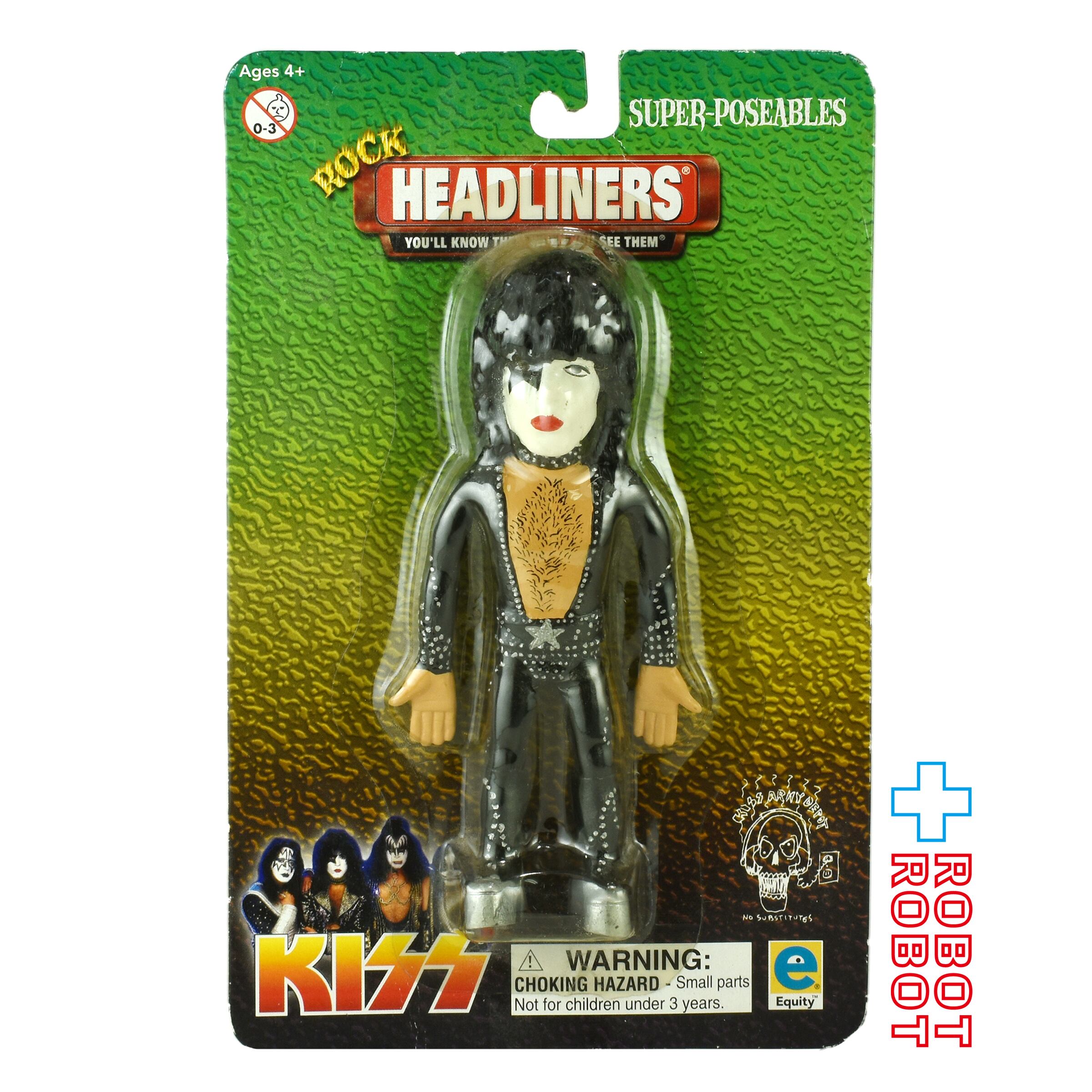 KISS フィギュア　1999 ROCK HEADLINERS　4点セット 未開封]KISS Rock Headliners フィギュア4体セット - メルカリ