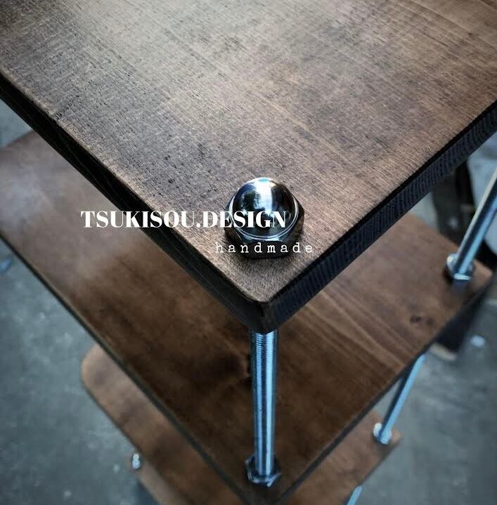 driftwood×INDUSTRIAL 棚 ラック シェルフ コーナーラック オープン