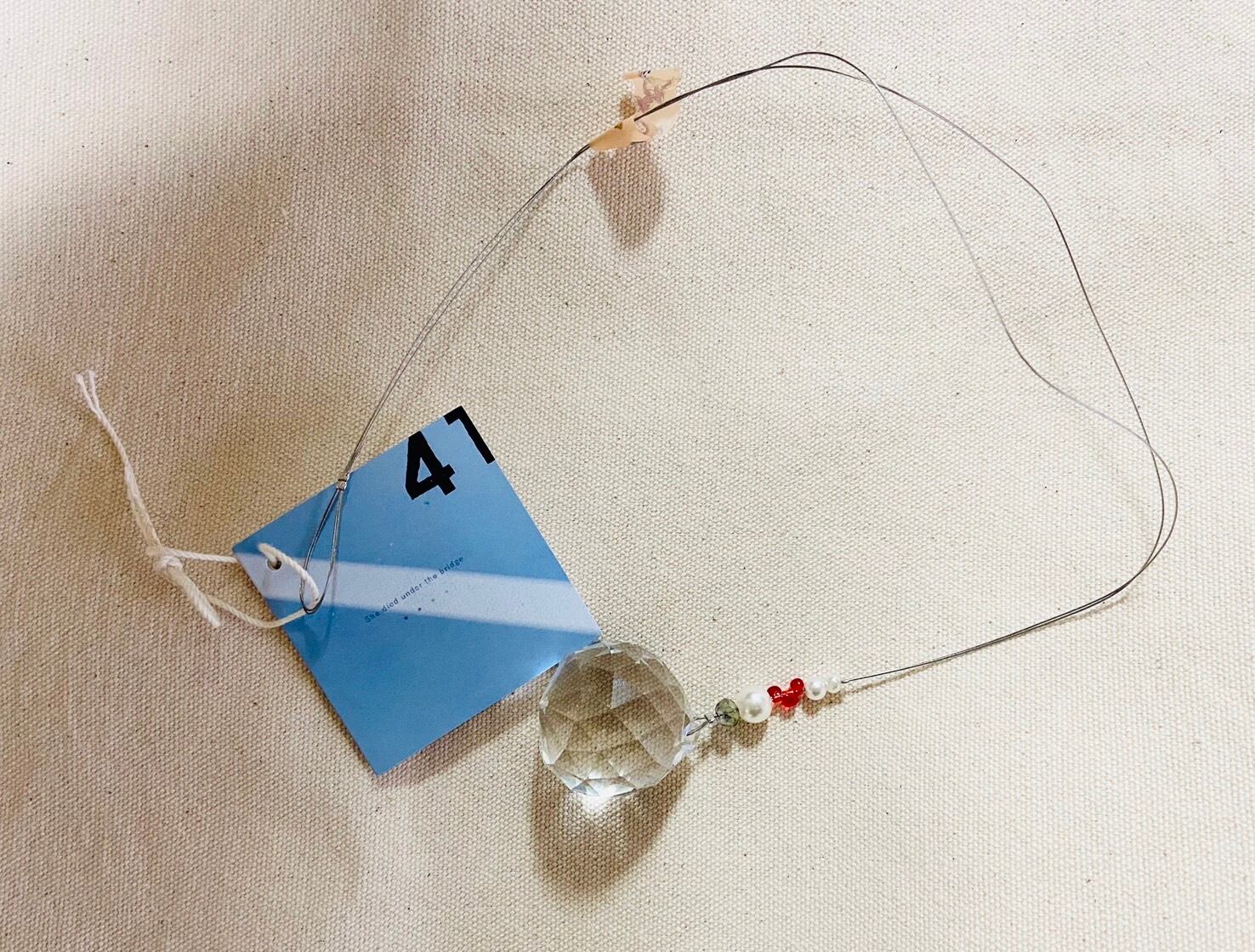 DLカード＆水晶）Moritasaki in the pool / She died under the bridge