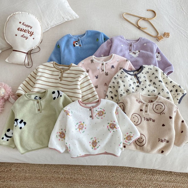 【BABY&KID】もこもこ可愛いセットアップ