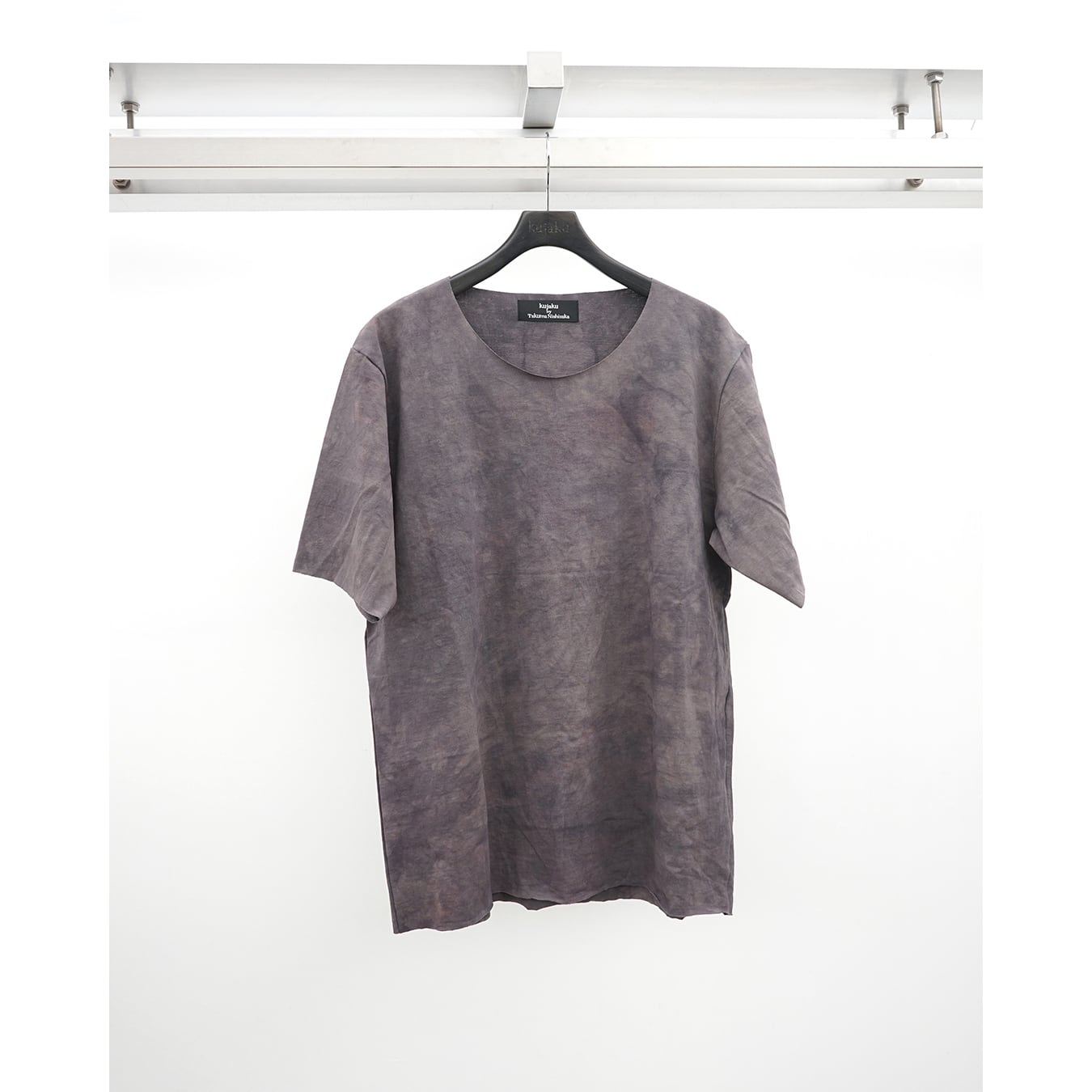 kujaku] (クジャク) K-142-10 special dyed crew neck short sleeve