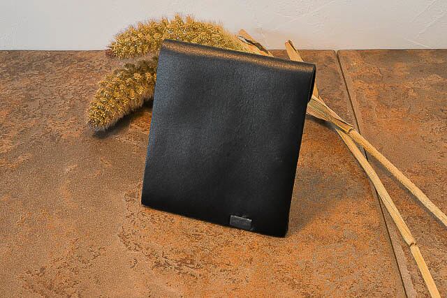 所作:ショートウォレット2.0 / ブラック SYSW-001