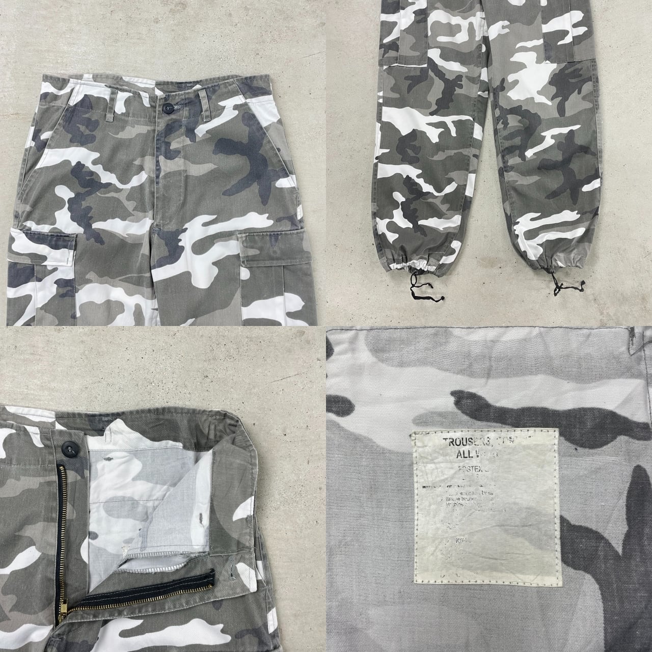 00年代 民間品 カーゴパンツ シティーカモ 迷彩 BDU ミリタリーパンツ