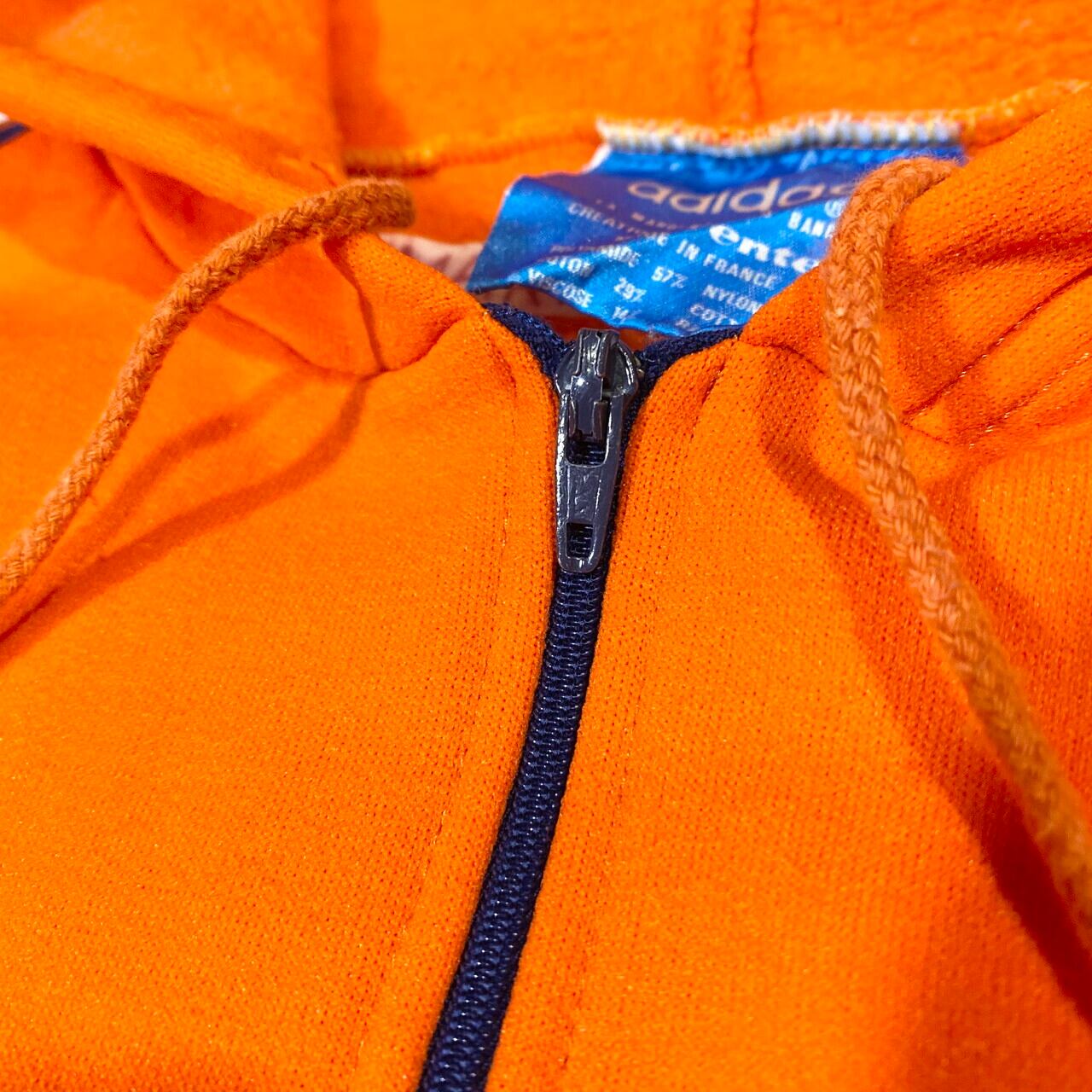 kids】70年代 フランス製 アディダス ジャージ パーカー キッズ8歳 130  