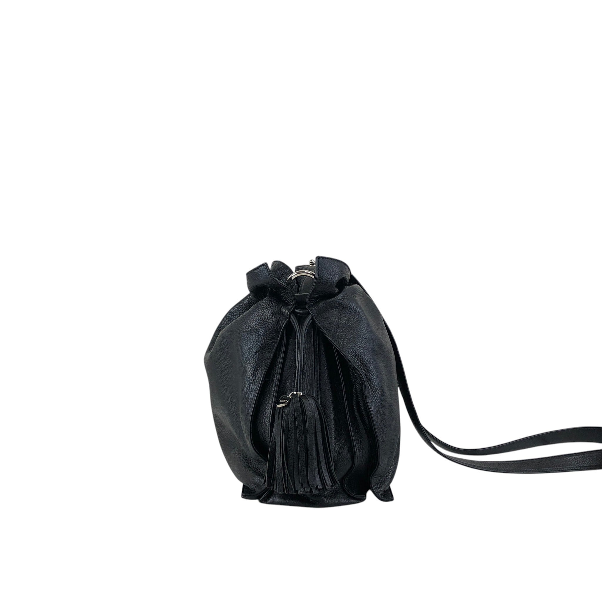 LOEWE ロエベ ショルダーバッグ ブラック アナグラム ナッパレザー