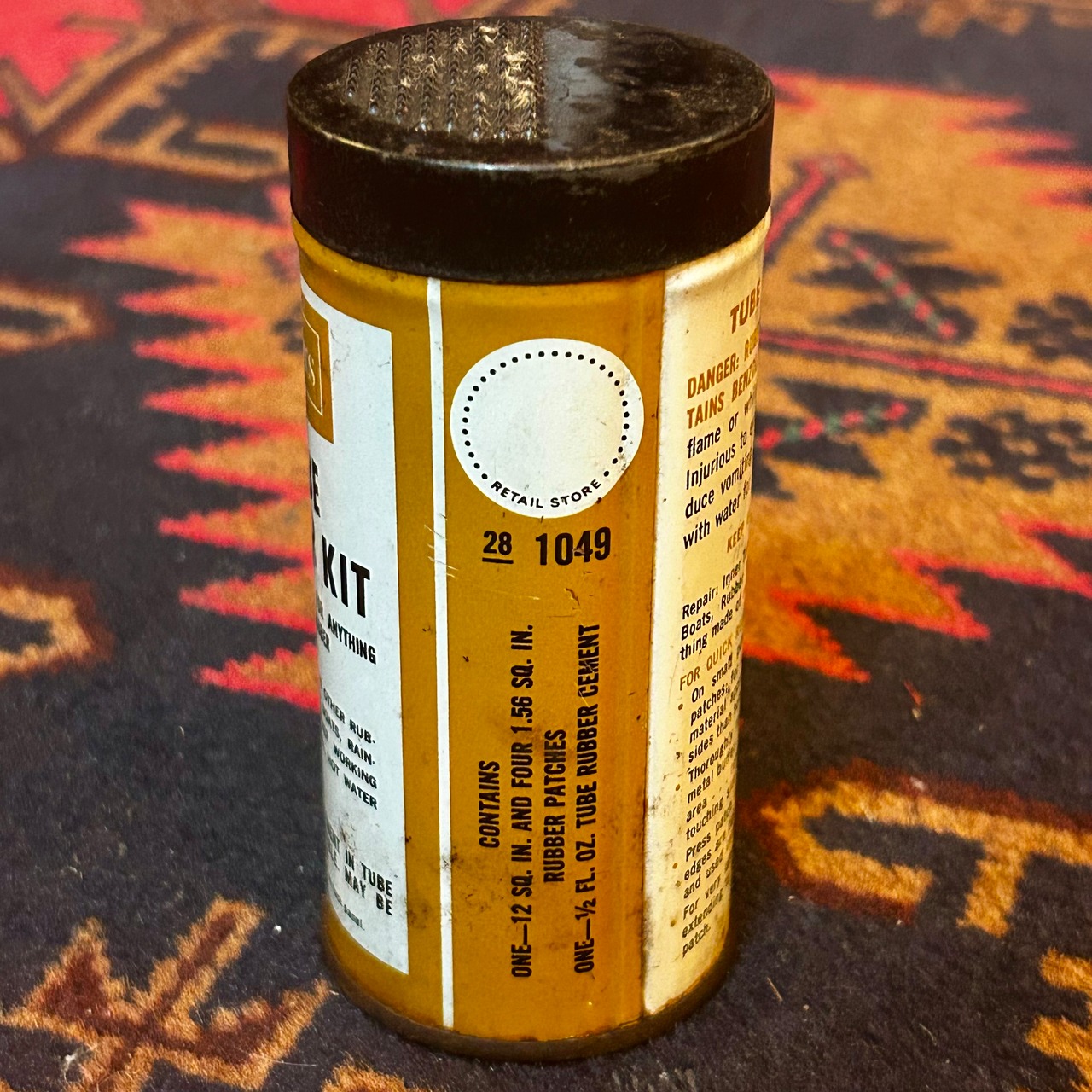 Sears  tube repair kit 缶　T-182