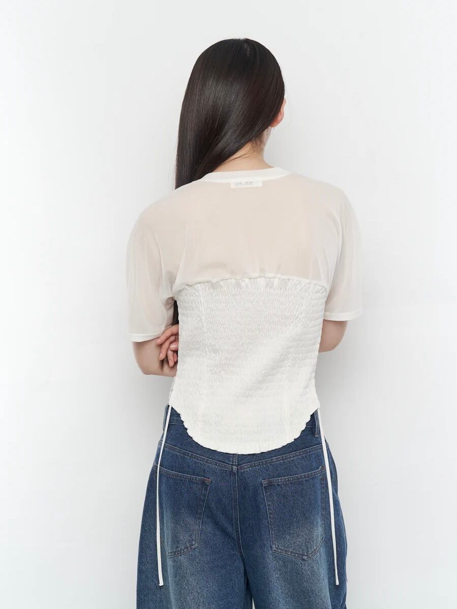 26SS】POOLDE プールデ / シアートップス 半袖 / CLOUD TEE | TRENT online