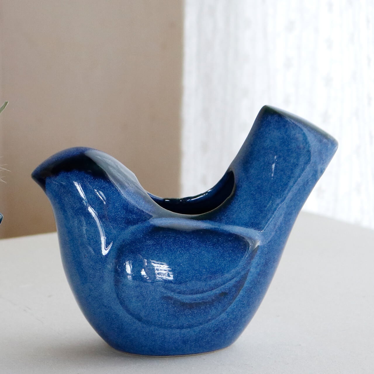 Sceneryvase シナリー バードフラワーベース ブルー L ＊ 北欧