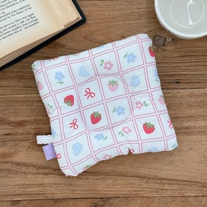 予約販売 pink milk cushion tea coaster for mom 韓国犬服