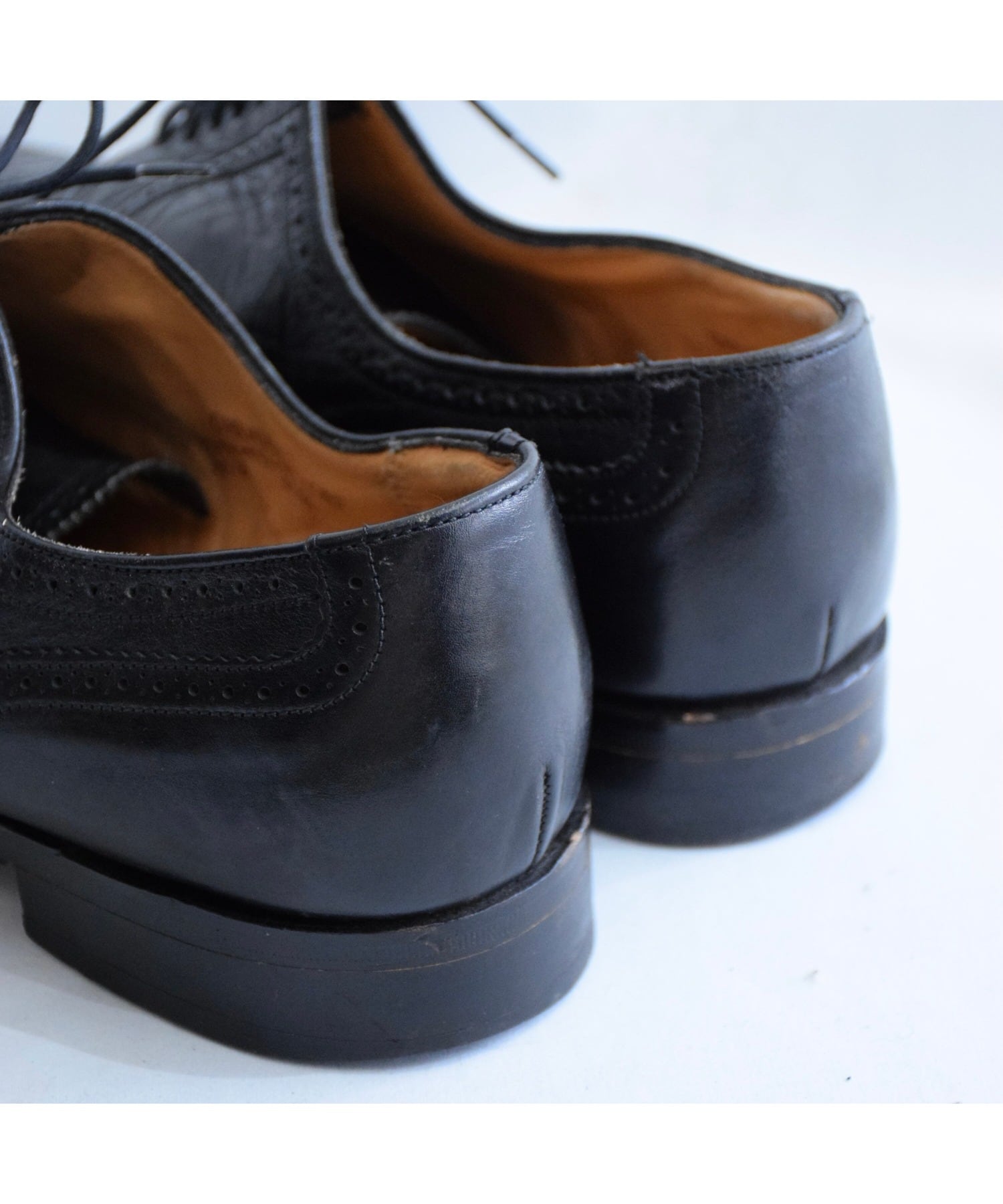 96 GRENSON ウイングチップ レザーシューズ メンズ 28cm ブラック 革靴