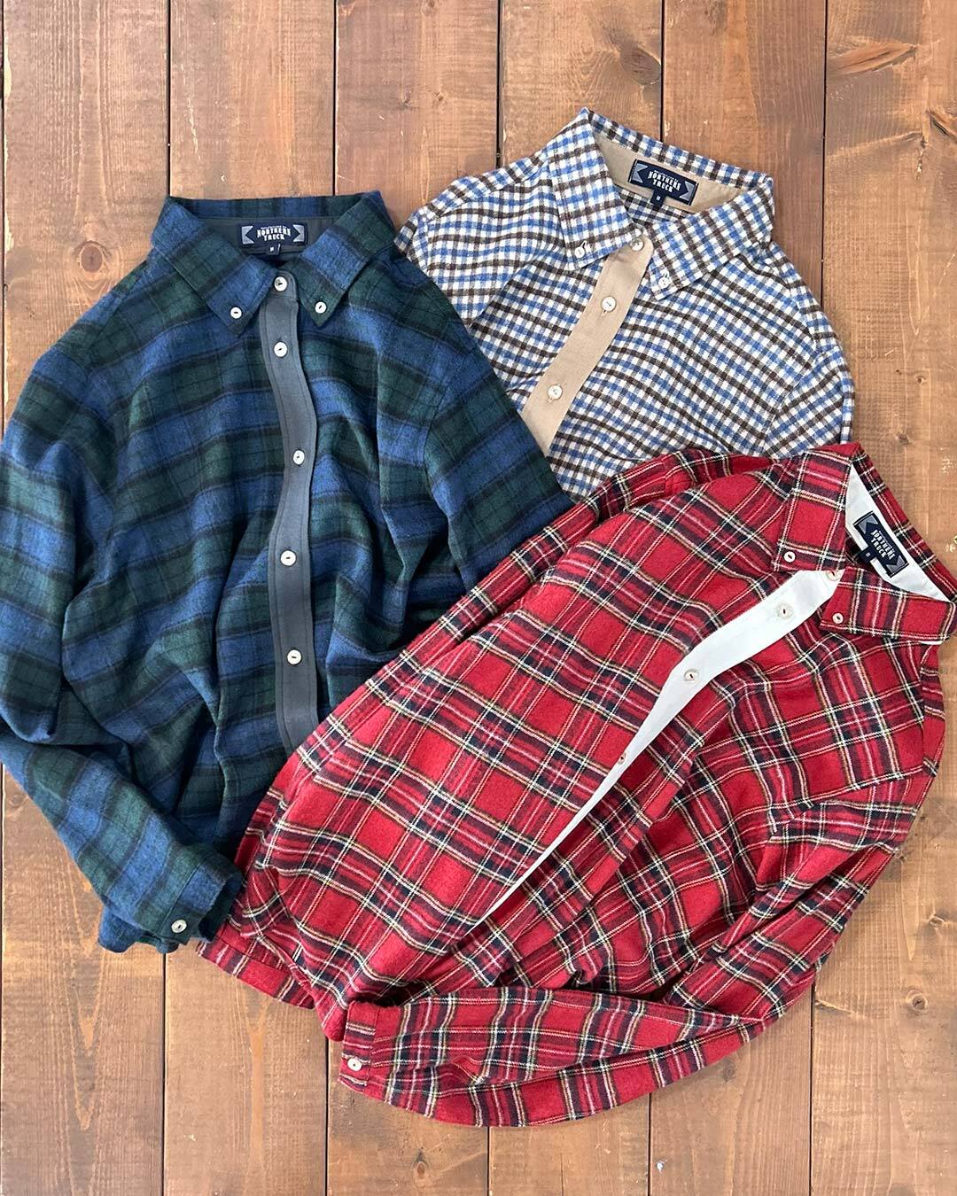 異素材づかいボタンダウンシャツ NJMS5692 | Keitto NORTHERNTRUCK LILASIC