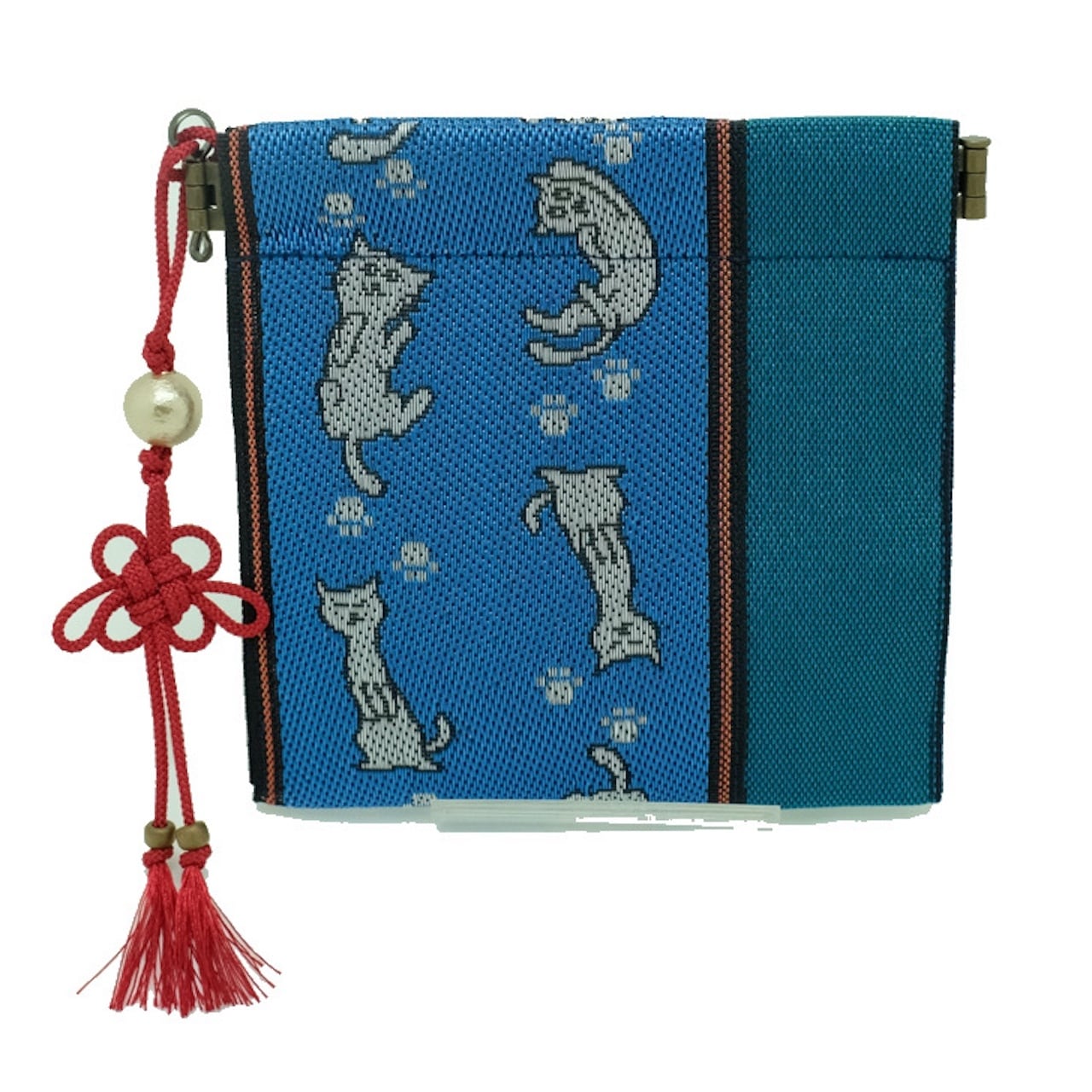 イカット半幅帯コバルトブルー（ウズベキスタン） | きもの茶寮月見草