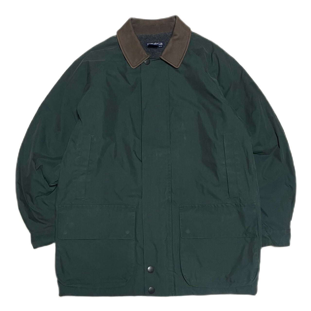 size M】90s NAUTICA ノーチカ ノーティカ 襟レザー size M】90s NAUTICA ノーチカ ノーティカ 襟レザー