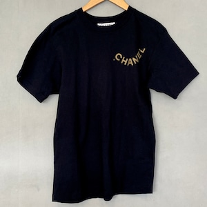 CHANEL シャネル Tシャツ コットン ブラック 6381-202203