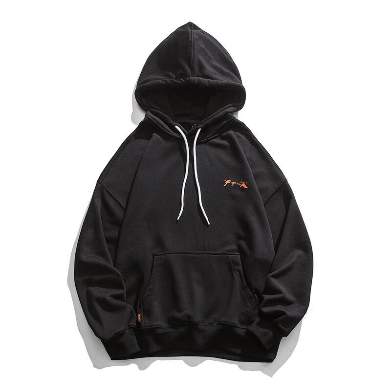 Road Vintage Spring Letter Printing Loose Hooded Sweater Men's Trendy Jacket OversizeTop-アリババ スプリング 春物 ビンテージ hip6-161116242386813
