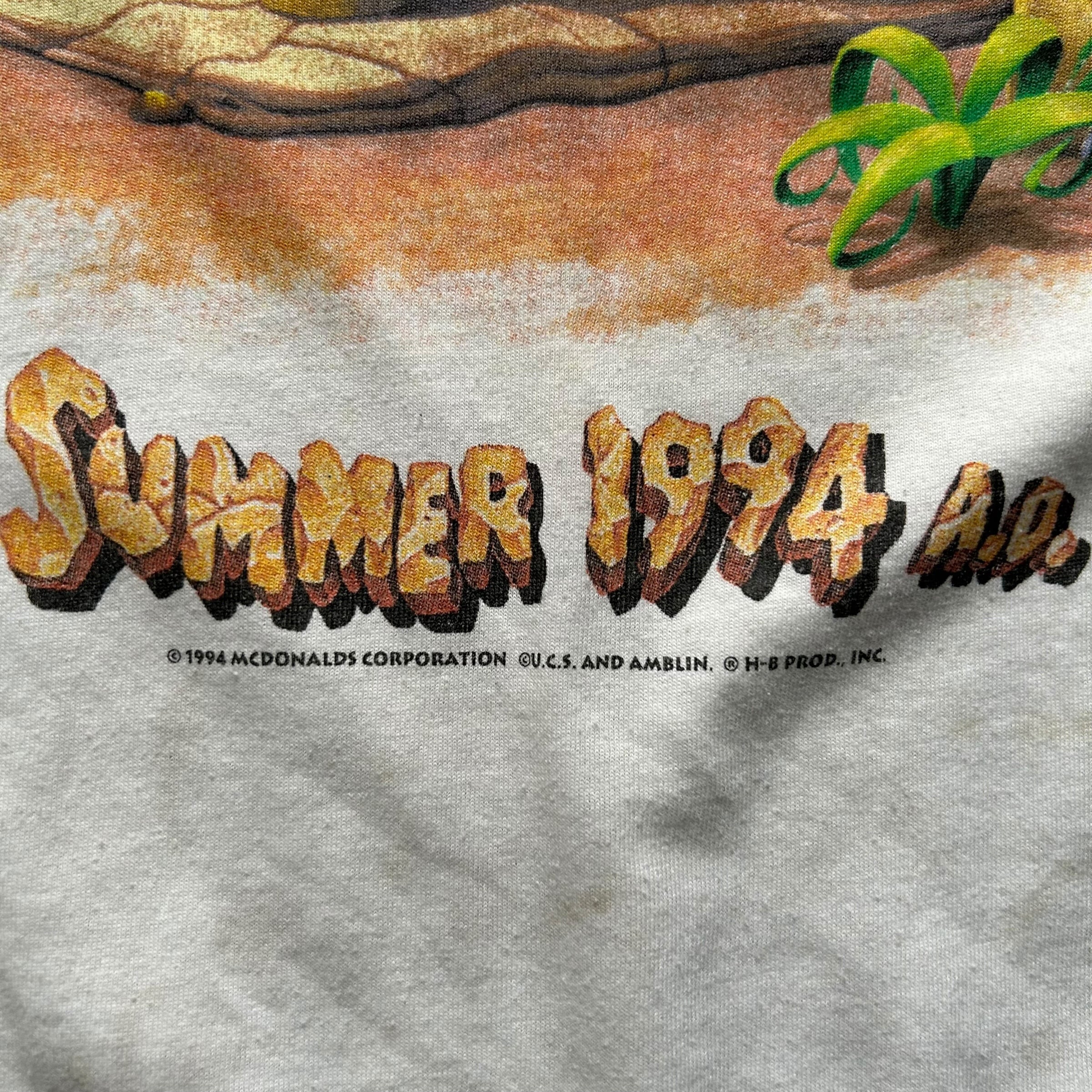 1994s The Flintstones × McDonald T-shirt【高円寺店】 | What