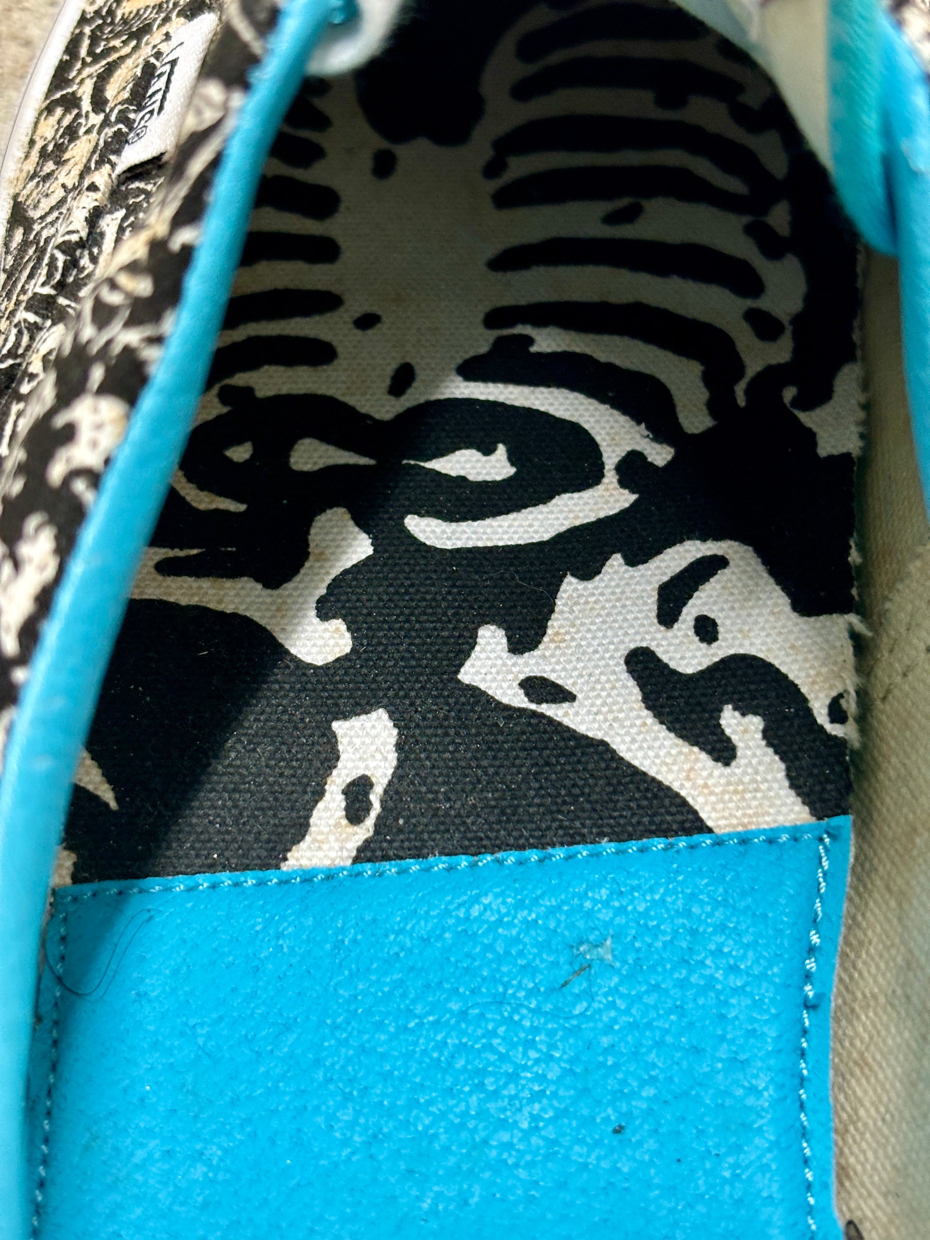 STUSSY × VANS/OG ERA LX/2014年製/29.0cm/エラ/スカルプリント/スニ