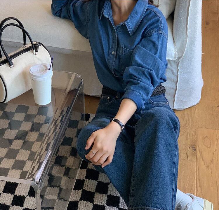 【新品】デニムシャツ 宅配便】コットンデニムシャツ／tops1917 | DAY CLOSET｜ レディース